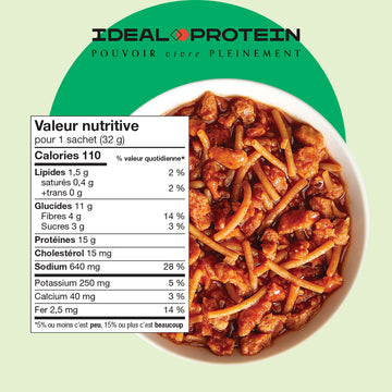 Préparation Spaghetti Bolognaise végétarien(boite de 7)